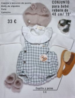 Blusa de algodón Jesusito Capota y patucos y de punto Conejito.jpg